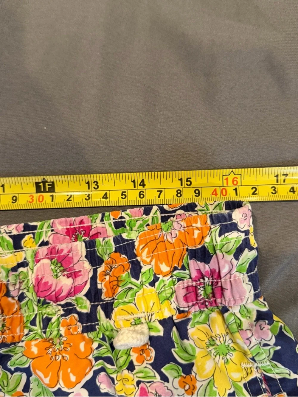 Vintage Polo Ralph Lauren‎ Swim Trunks Shorts Mens Medium Floral Flowers Loud - Picture 6 of 6